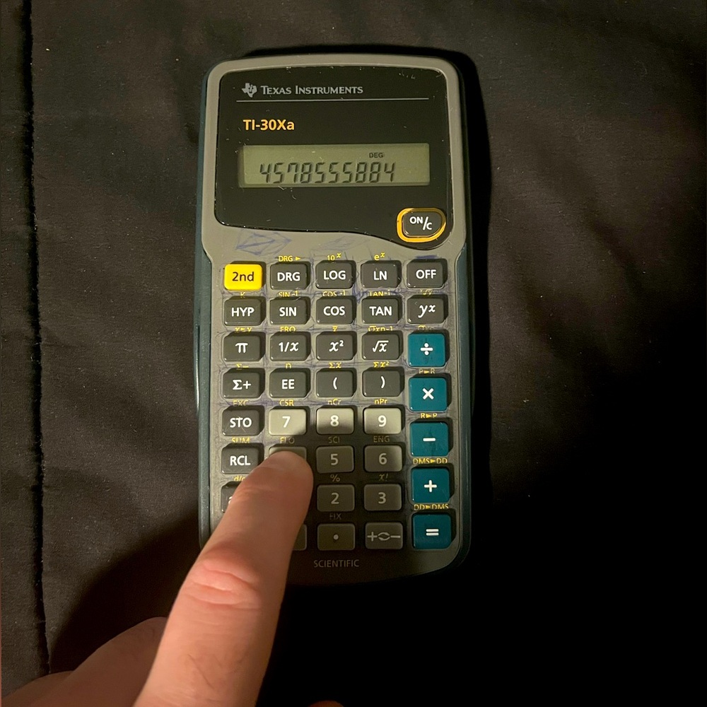 Scientific Calculator Texas Instruments TI-30Xa For Math/Science/School/Tests